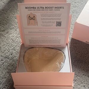 Boomba Bra Inserts  2 boxes. 1 ultra and one Demi. Sand.